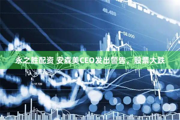 永之胜配资 安森美CEO发出警告，股票大跌